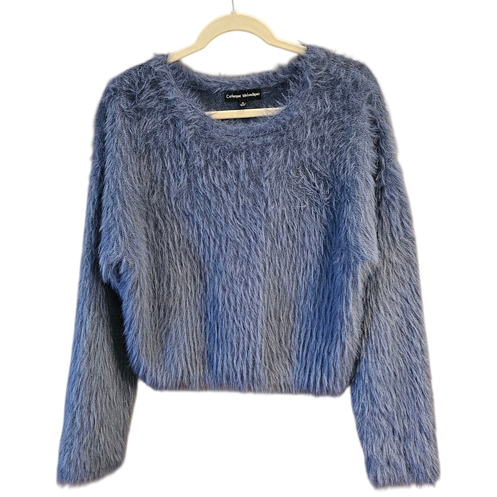 Catherine Malandrino Bue Eye Lash Sweater